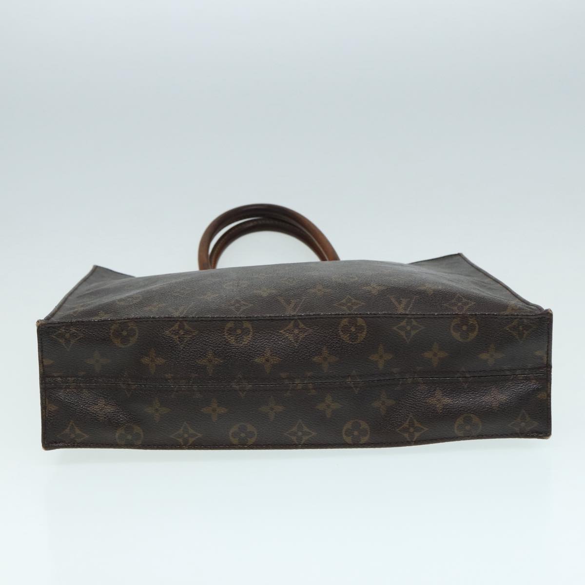 LOUIS VUITTON Monogram Sac Plat Hand Bag M51140 LV Auth 86759