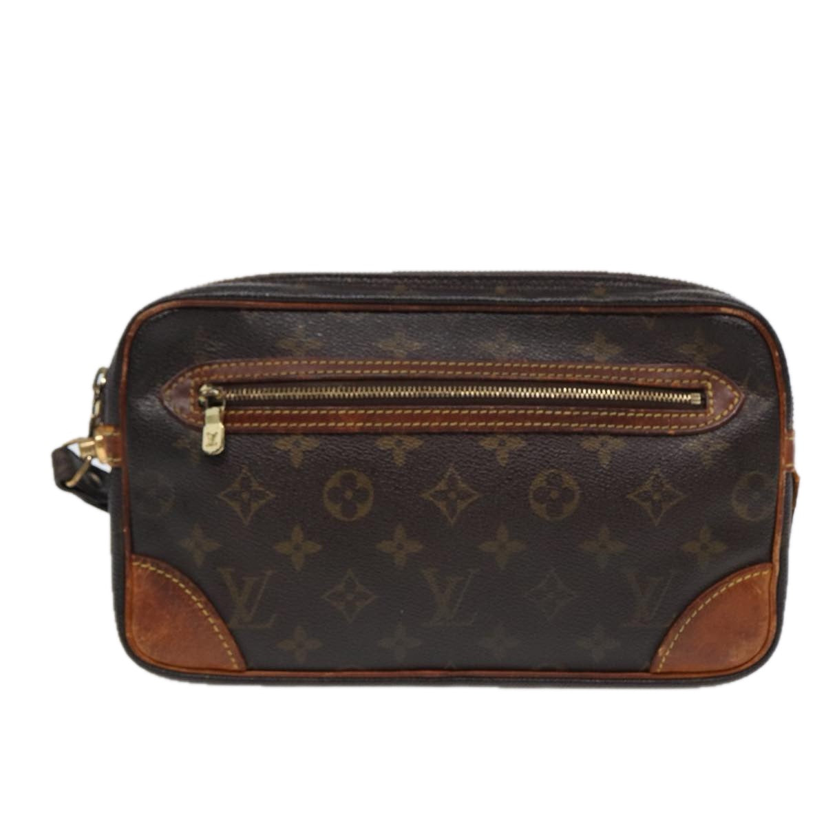 LOUIS VUITTON Monogram Marly Dragonne GM Clutch Bag M51825 LV Auth 86775