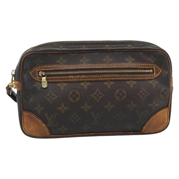LOUIS VUITTON Monogram Marly Dragonne GM Clutch Bag M51825 LV Auth 86775