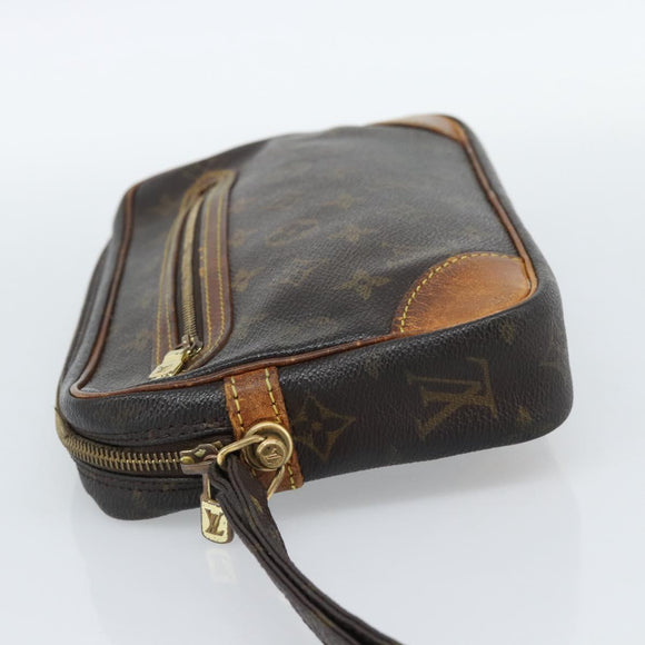 LOUIS VUITTON Monogram Marly Dragonne GM Clutch Bag M51825 LV Auth 86775