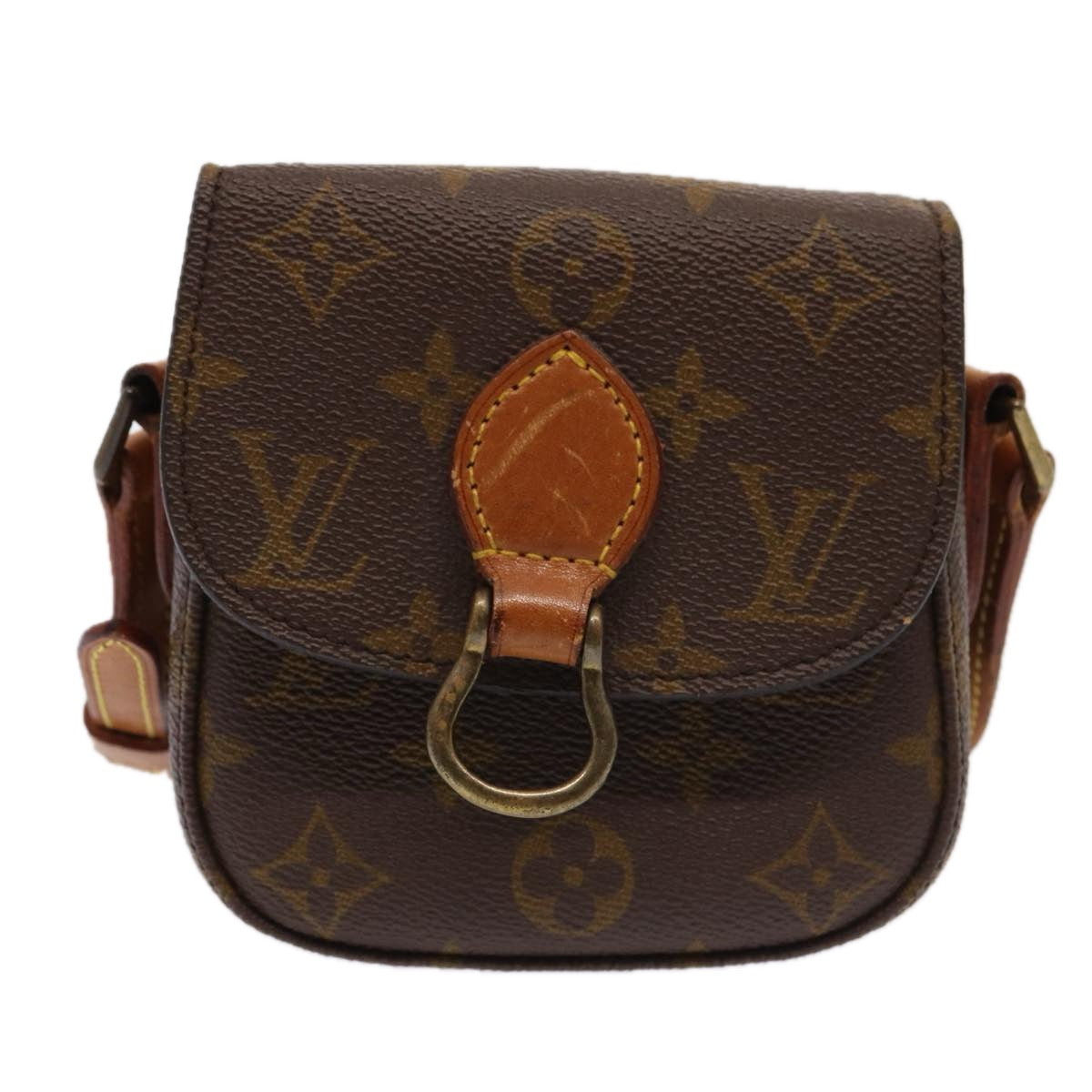 LOUIS VUITTON Monogram Bebe Monogram Saint Cloud Bag Vintage M51245 Auth 86780