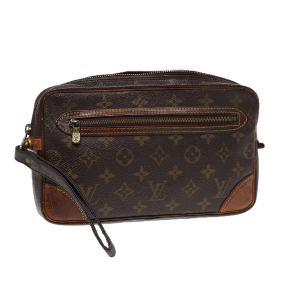 LOUIS VUITTON Monogram Marly Dragonne GM Clutch M51825 LV Auth 86781