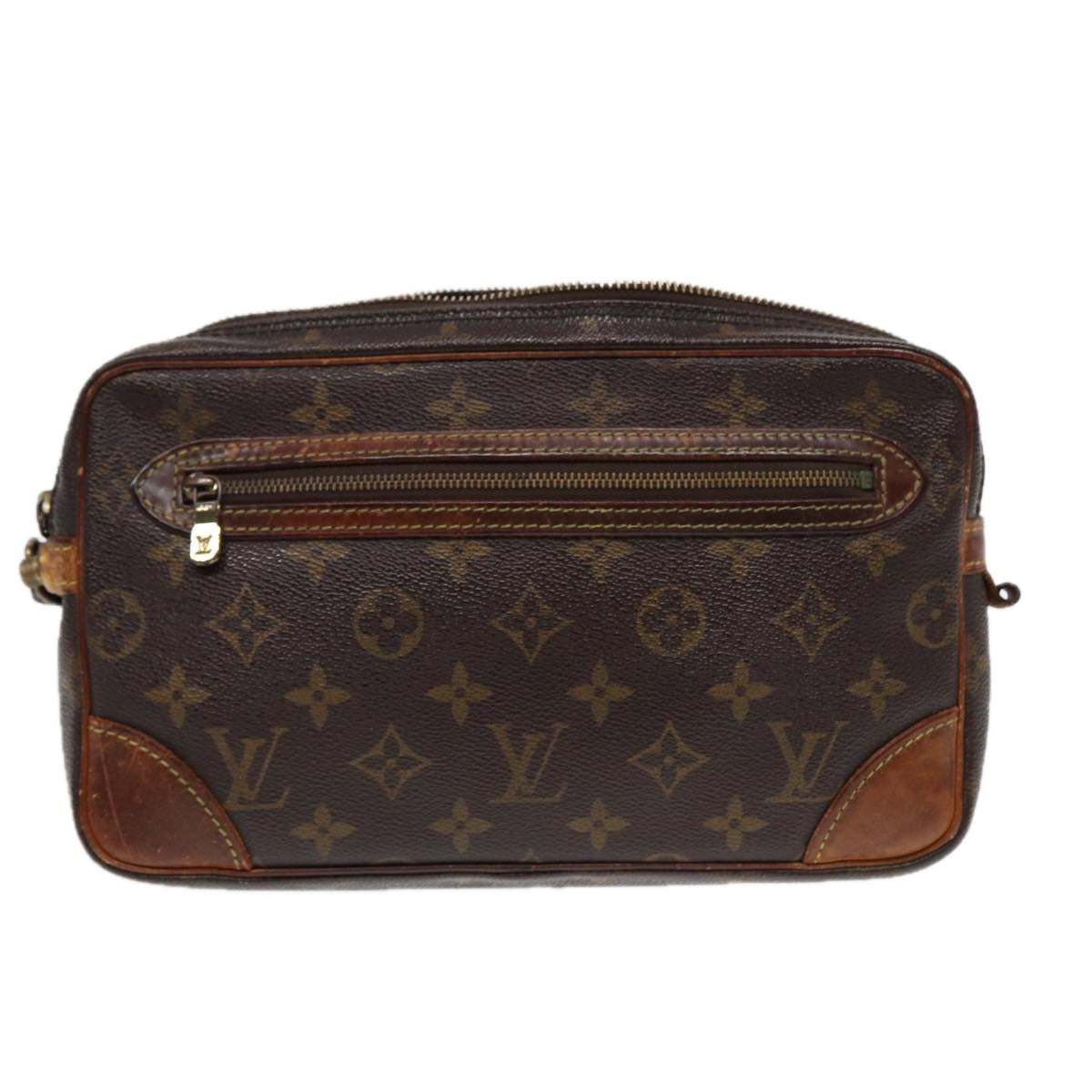 LOUIS VUITTON Monogram Marly Dragonne GM Clutch Bag M51825 LV Auth 86781