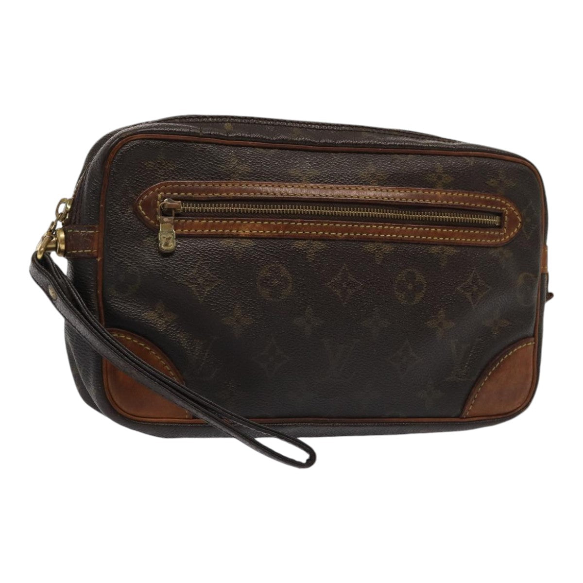 LOUIS VUITTON Monogram Marly Dragonne GM Clutch Bag M51825 LV Auth 86782