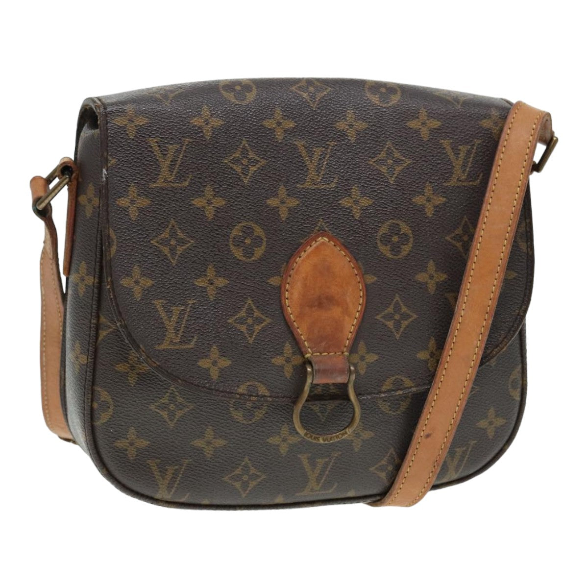 LOUIS VUITTON Monogram Saint Cloud GM Shoulder Bag M51242 LV Auth 86790