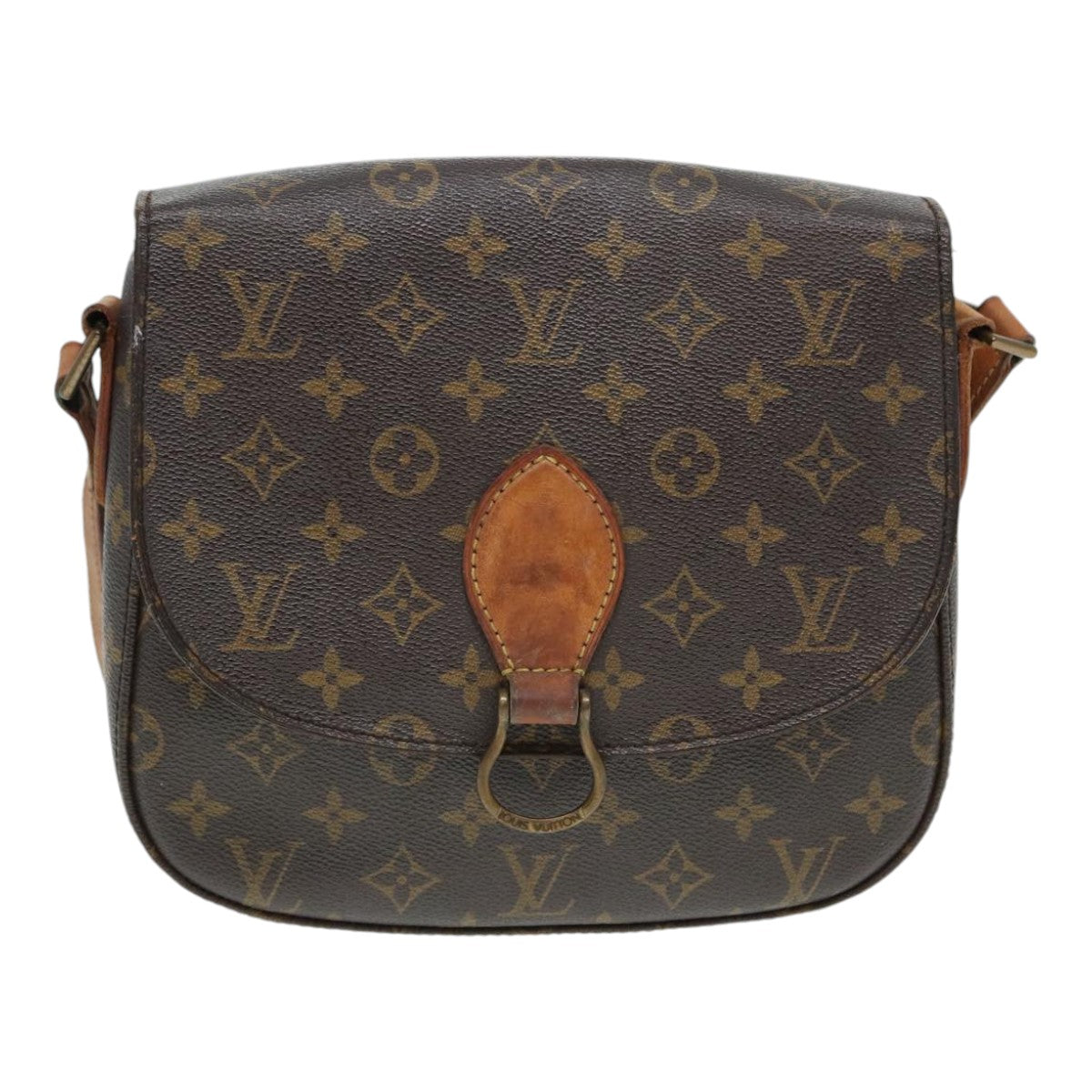 LOUIS VUITTON Monogram Saint Cloud GM Shoulder Bag M51242 LV Auth 86790