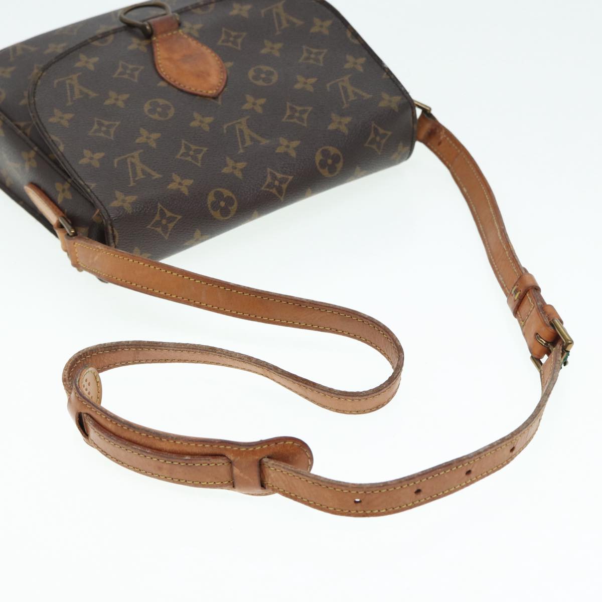 LOUIS VUITTON Monogram Saint Cloud GM Shoulder Bag M51242 LV Auth 86790