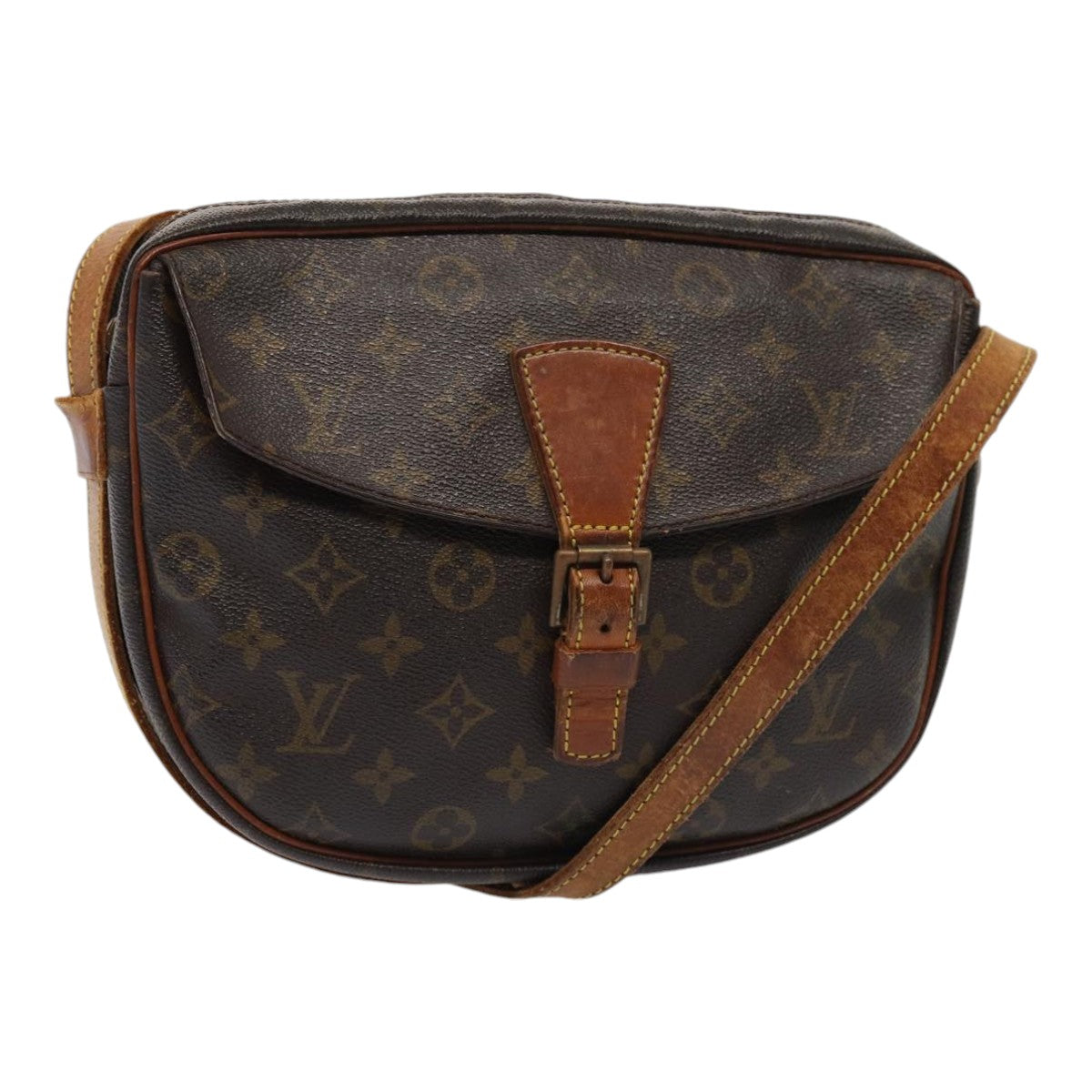 LOUIS VUITTON Monogram Jeune Fille GM Shoulder Bag M51225 LV Auth 86791