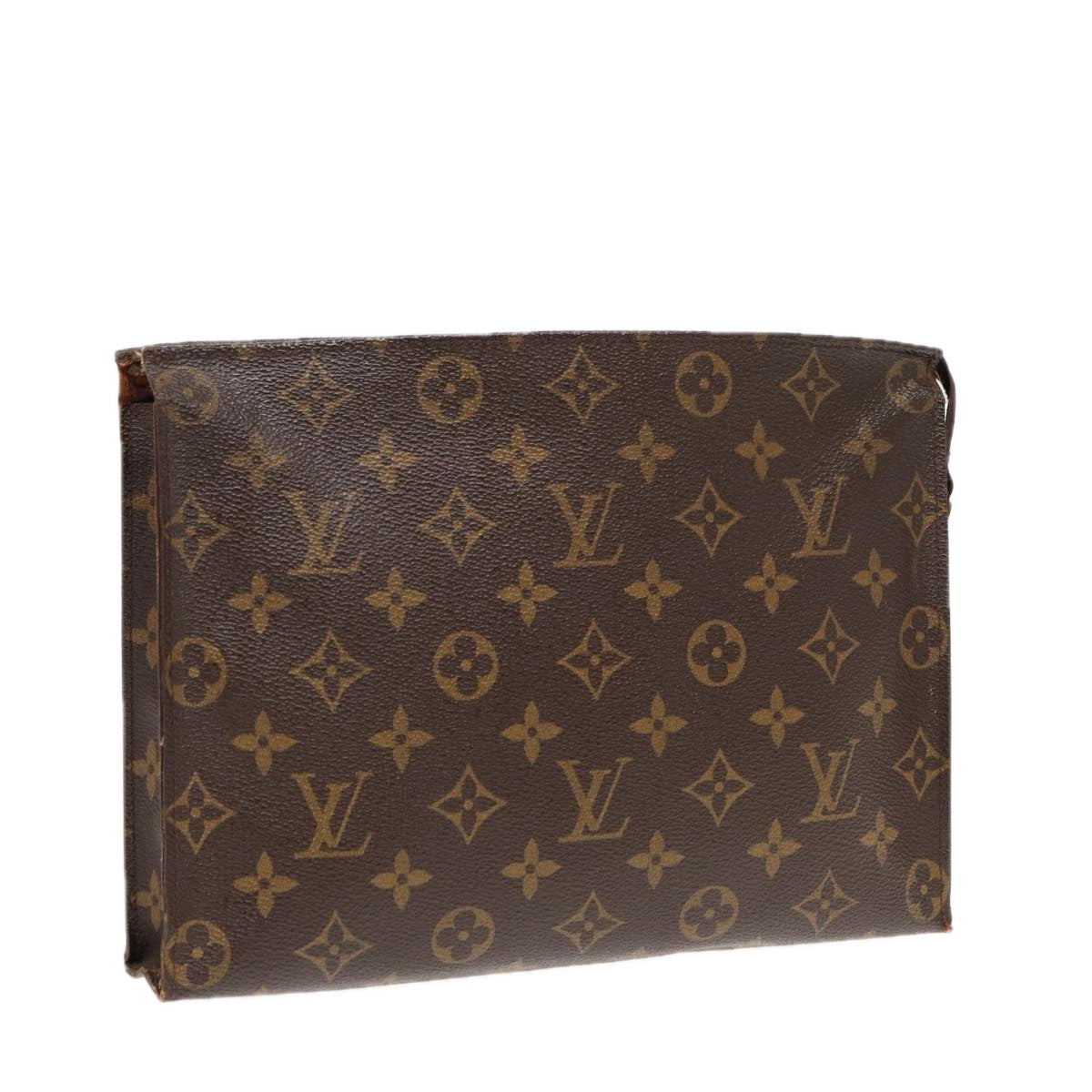 LOUIS VUITTON Monogram Poche Toilette 26 Pouch M47542 LV Auth 86805