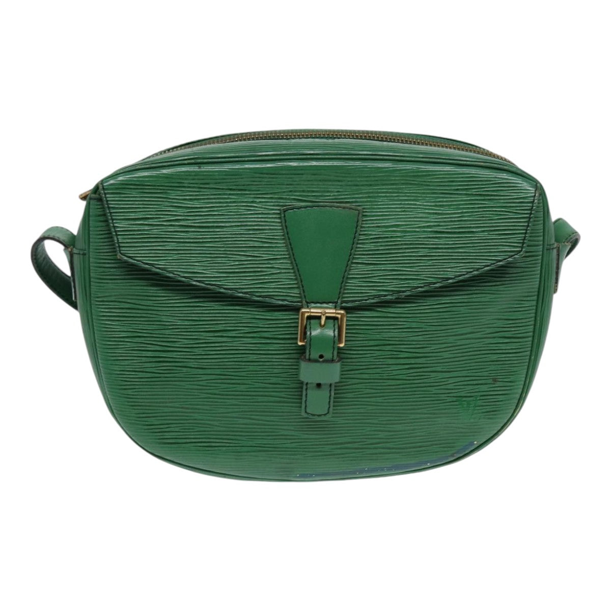 LOUIS VUITTON Epi Jeune Fille MM Shoulder Bag Green M52154 LV Auth 86815