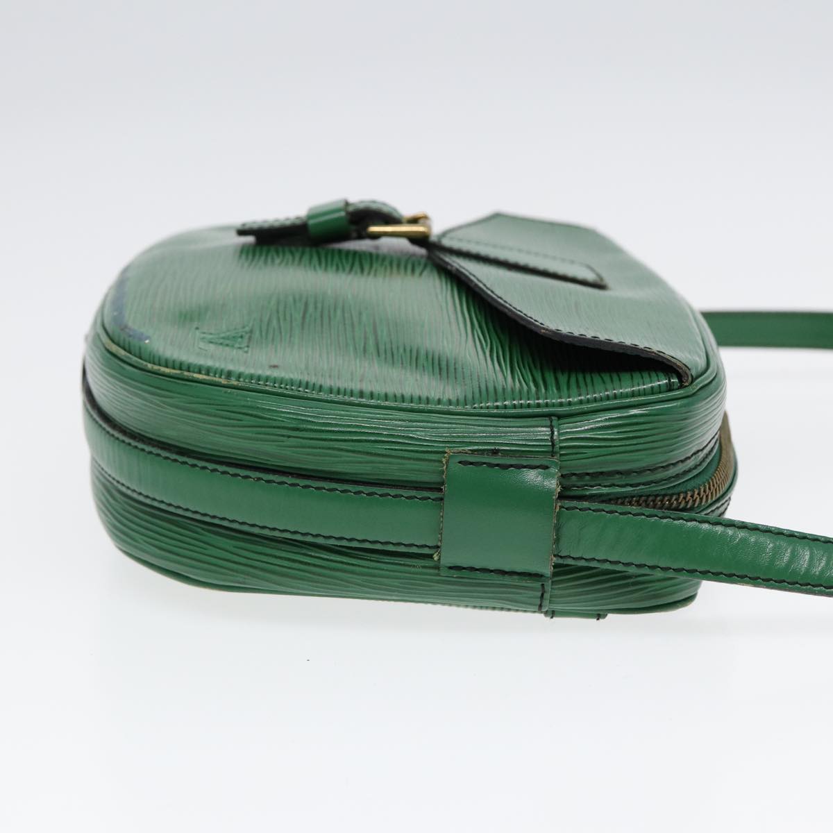 LOUIS VUITTON Epi Jeune Fille MM Shoulder Bag Green M52154 LV Auth 86815