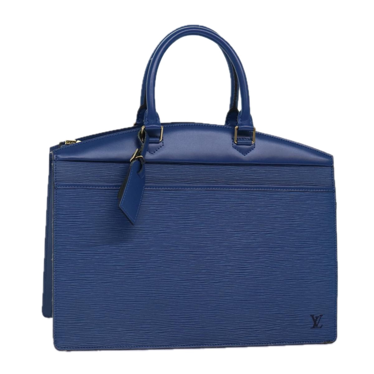 LOUIS VUITTON Epi Riviera Hand Bag Blue M48185 LV Auth 86851