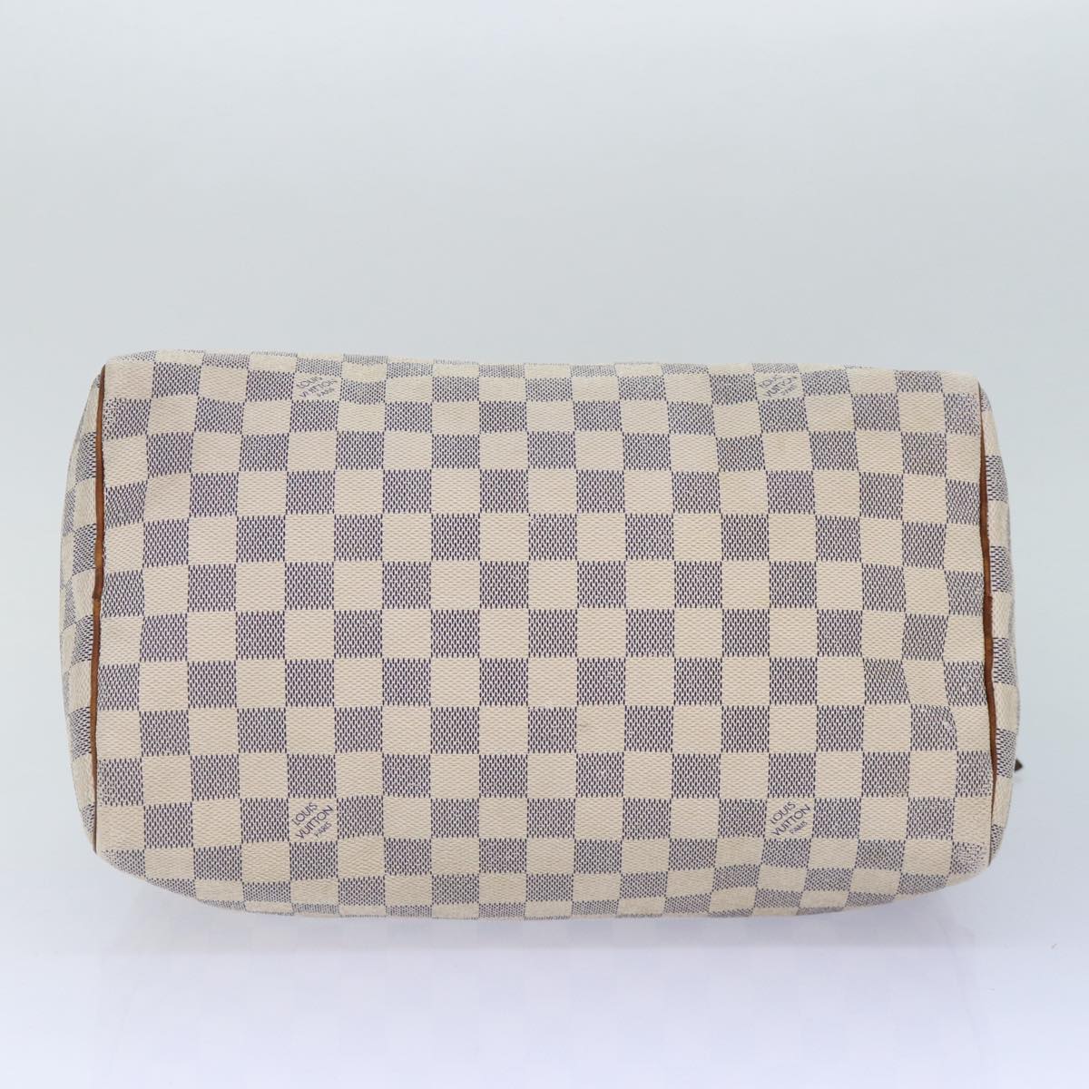 LOUIS VUITTON Damier Azur Speedy 30 Hand Bag N41533 LV Auth 86862