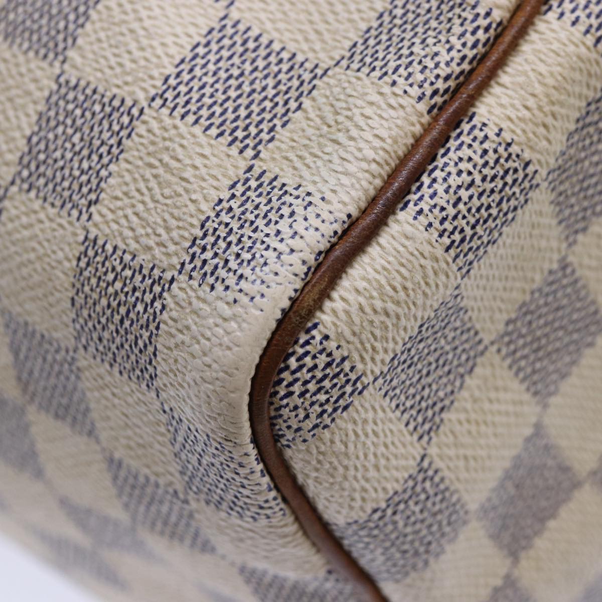 LOUIS VUITTON Damier Azur Speedy 30 Hand Bag N41533 LV Auth 86862