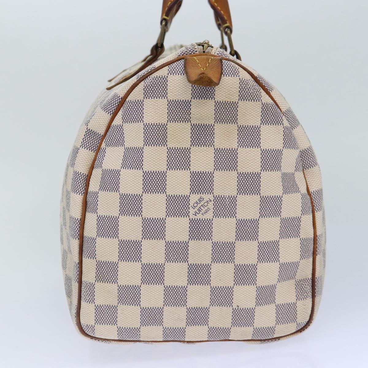 LOUIS VUITTON Damier Azur Speedy 30 Hand Bag N41533 LV Auth 86862