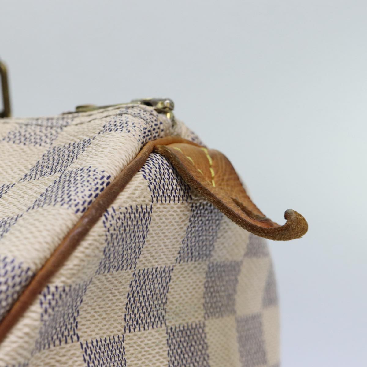 LOUIS VUITTON Damier Azur Speedy 30 Hand Bag N41533 LV Auth 86862