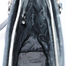 Salvatore Ferragamo Gancini Shoulder Bag Leather Black Silver Auth 86895-19