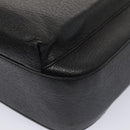 GUCCI Hand Bag Leather Black Silver 0021118 Auth 86904-9