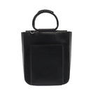 GUCCI Hand Bag Leather Black Silver 0021118 Auth 86904-13