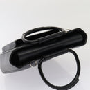 GUCCI Hand Bag Leather Black Silver 0021118 Auth 86904-6