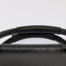 GUCCI Hand Bag Leather Black Silver 0021118 Auth 86904-8