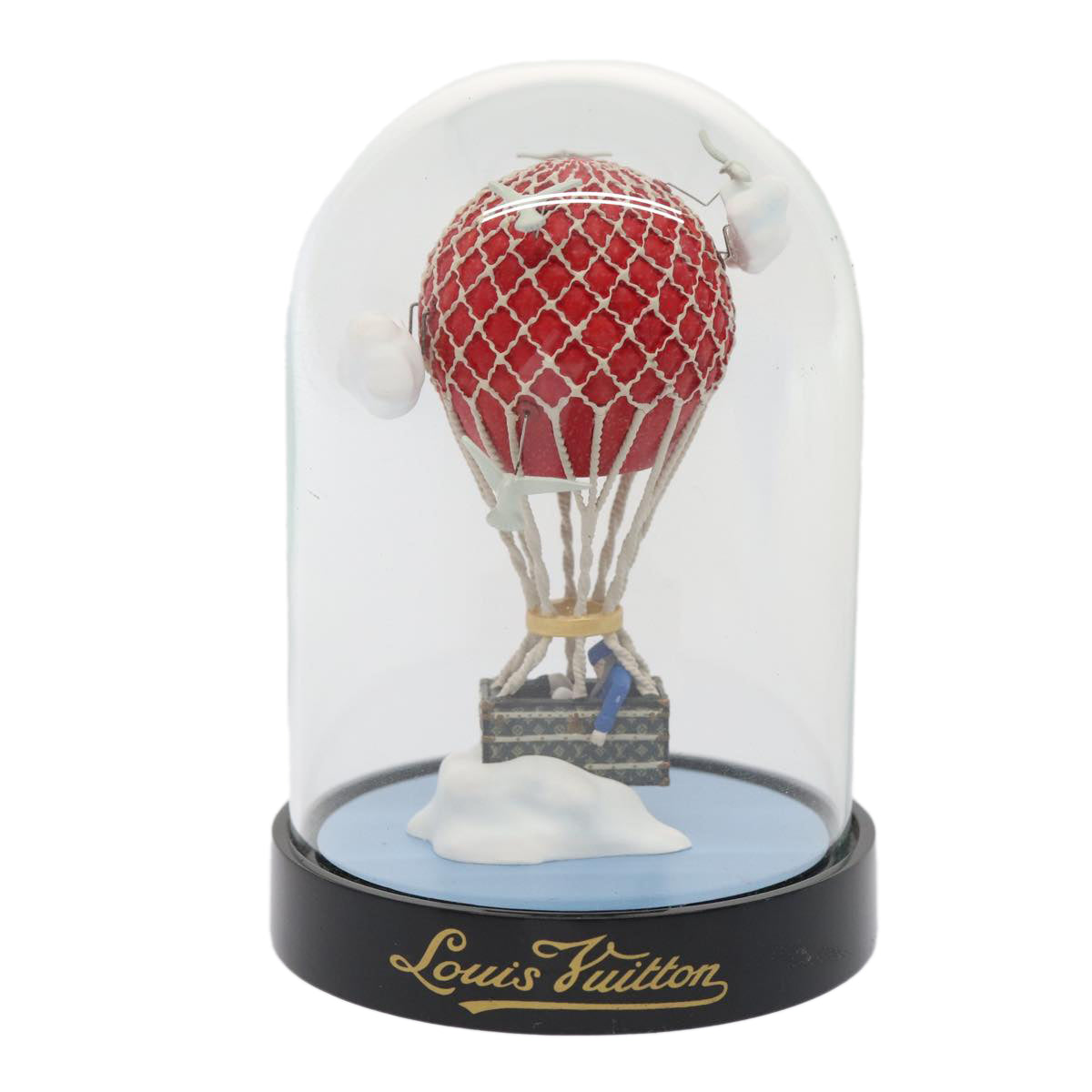 LOUIS VUITTON Snow Globe balloon VIP Only Clear Red LV Auth 86952 - 0