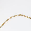 Salvatore Ferragamo Gancini Chain Shoulder Bag Suede Black Gold Auth 86970-14