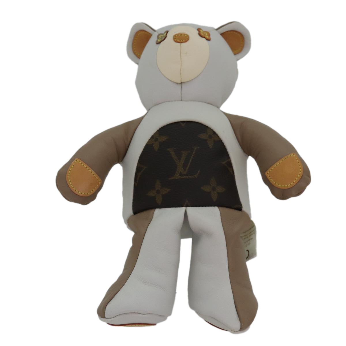 LOUIS VUITTON Monogram Teddy Bear GI0142 LV Auth 86983A - 0