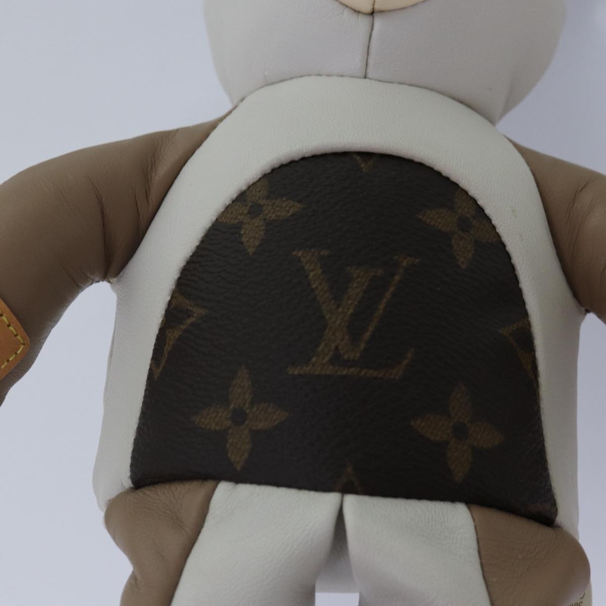 LOUIS VUITTON Monogram Teddy Bear GI0142 LV Auth 86983A