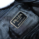 PRADA Hand Bag Nylon Green Gold Auth 86987-18