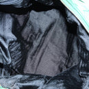 PRADA Hand Bag Nylon Green Gold Auth 86987-11