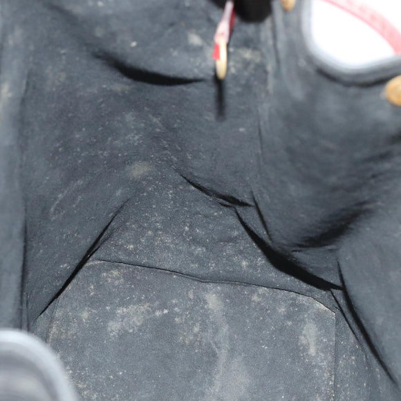 LOUIS VUITTON Epi Noe Shoulder Bag Bicolor Black Red M44017 LV Auth 86988