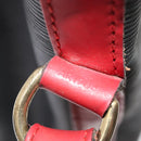 LOUIS VUITTON Epi Noe Shoulder Bag Bicolor Black Red M44017 LV Auth 86988-12