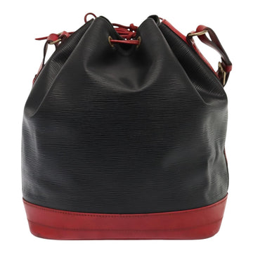 LOUIS VUITTON Epi Noe Shoulder Bag Bicolor Black Red M44017 LV Auth 86988 - 0