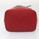 LOUIS VUITTON Epi Noe Shoulder Bag Bicolor Black Red M44017 LV Auth 86988-5