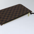 LOUIS VUITTON Damier Ebene Neverfull GM Tote Bag N51106 LV Auth 86989SA-23