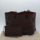 LOUIS VUITTON Damier Ebene Neverfull GM Tote Bag N51106 LV Auth 86989SA-12