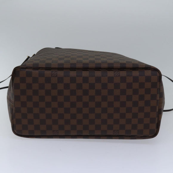 LOUIS VUITTON Damier Ebene Neverfull GM Tote Bag N51106 LV Auth 86989SA