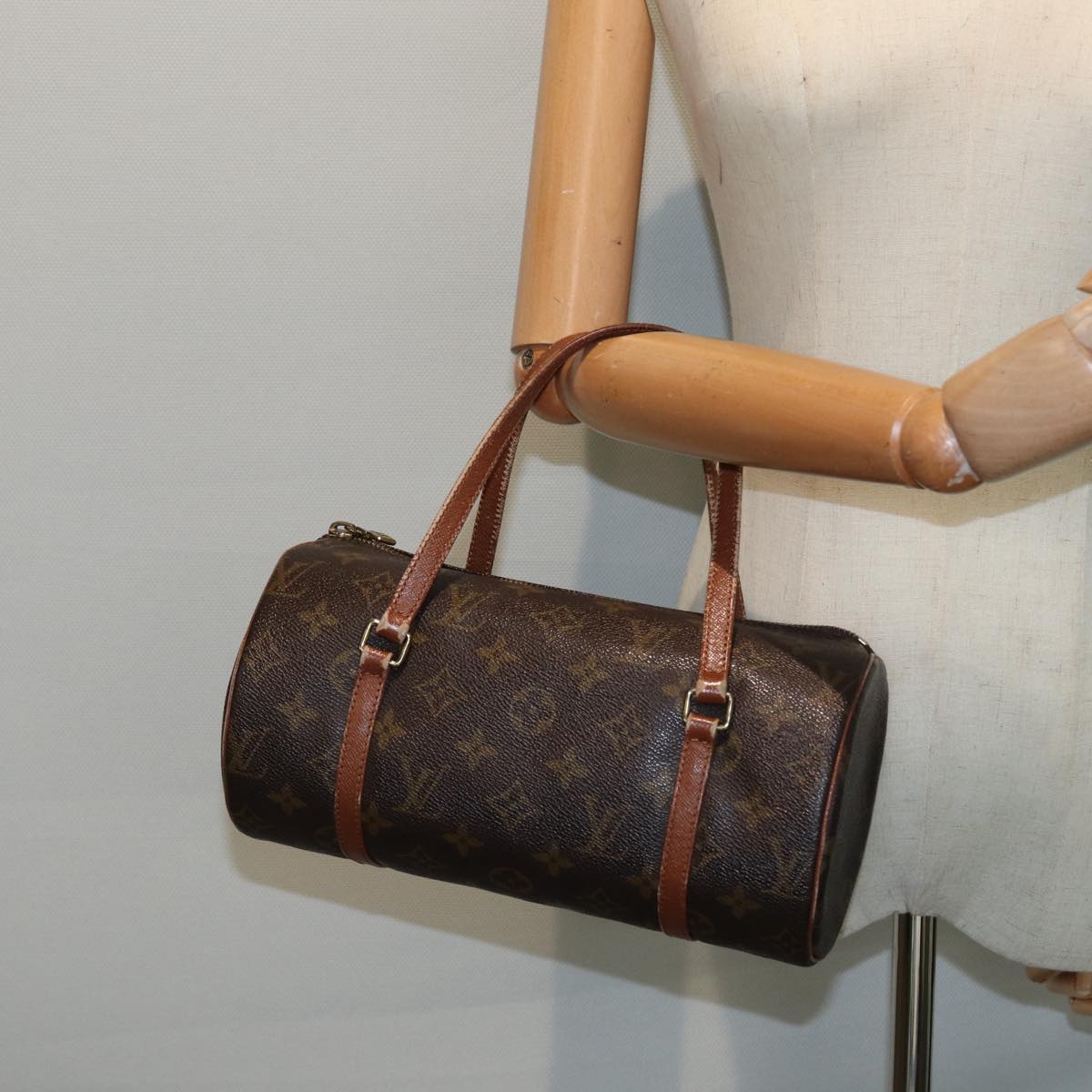 LOUIS VUITTON Monogram Papillon 26 Hand Bag M51386 LV Auth 87012