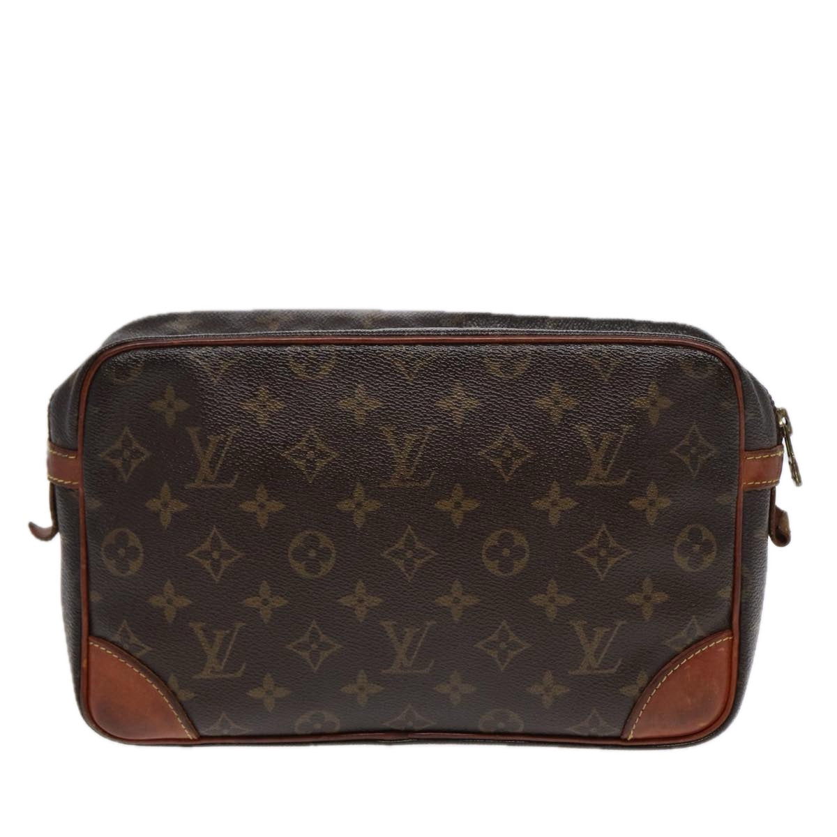 LOUIS VUITTON Monogram Compiegne 28 Clutch Bag M51845 LV Auth 87016 - 0