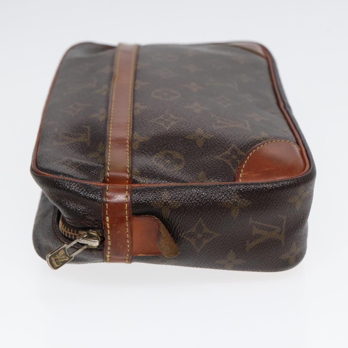 LOUIS VUITTON Monogram Compiegne 28 Clutch Bag M51845 LV Auth 87016