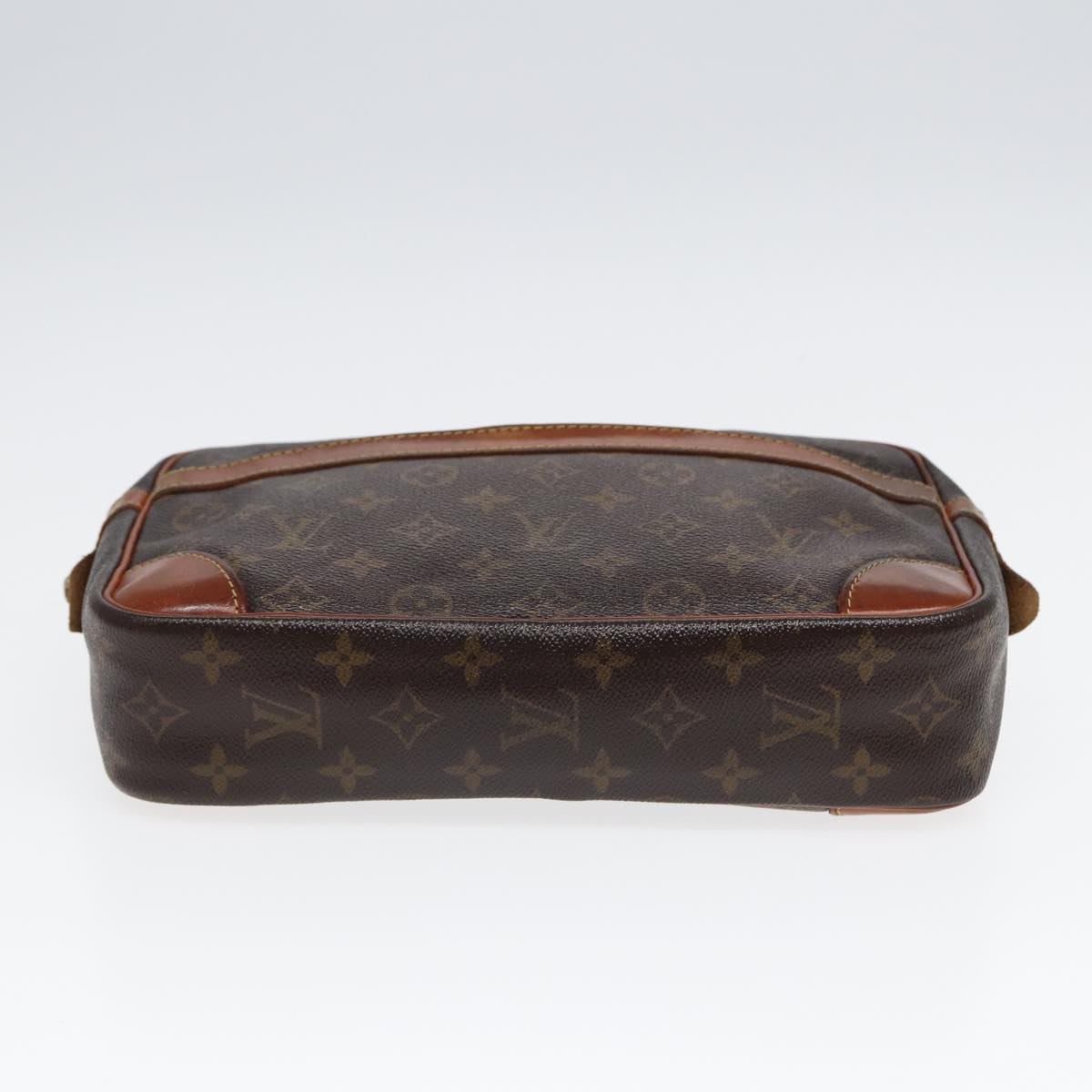 LOUIS VUITTON Monogram Compiegne 28 Clutch Bag M51845 LV Auth 87016