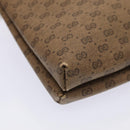 GUCCI Micro GG Supreme Shoulder Bag PVC Beige Gold 49 007 5548 Auth 87020-14