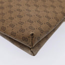 GUCCI Micro GG Supreme Shoulder Bag PVC Beige Gold 49 007 5548 Auth 87020-15