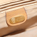 GUCCI Micro GG Supreme Shoulder Bag PVC Beige Gold 49 007 5548 Auth 87020-19