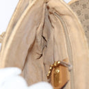 GUCCI Micro GG Supreme Shoulder Bag PVC Beige Gold 49 007 5548 Auth 87020-21