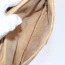 GUCCI Micro GG Supreme Shoulder Bag PVC Beige Gold 49 007 5548 Auth 87020-22