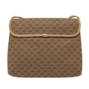 GUCCI Micro GG Supreme Shoulder Bag PVC Beige Gold 49 007 5548 Auth 87020-2