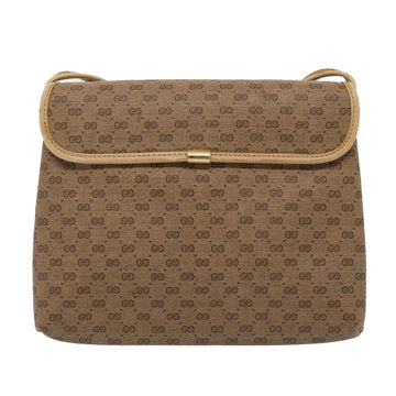 GUCCI Micro GG Supreme Shoulder Bag PVC Beige Gold 49 007 5548 Auth 87020 - 0