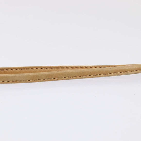 GUCCI Micro GG Supreme Shoulder Bag PVC Beige Gold 49 007 5548 Auth 87020